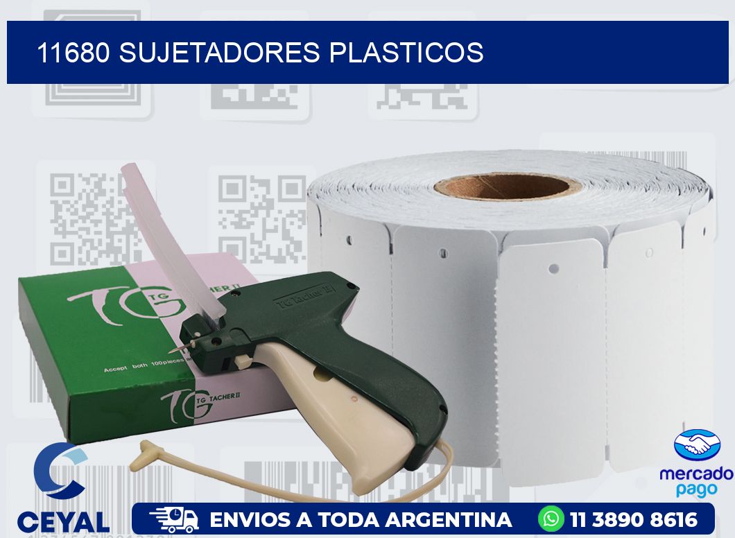 11680 SUJETADORES PLASTICOS