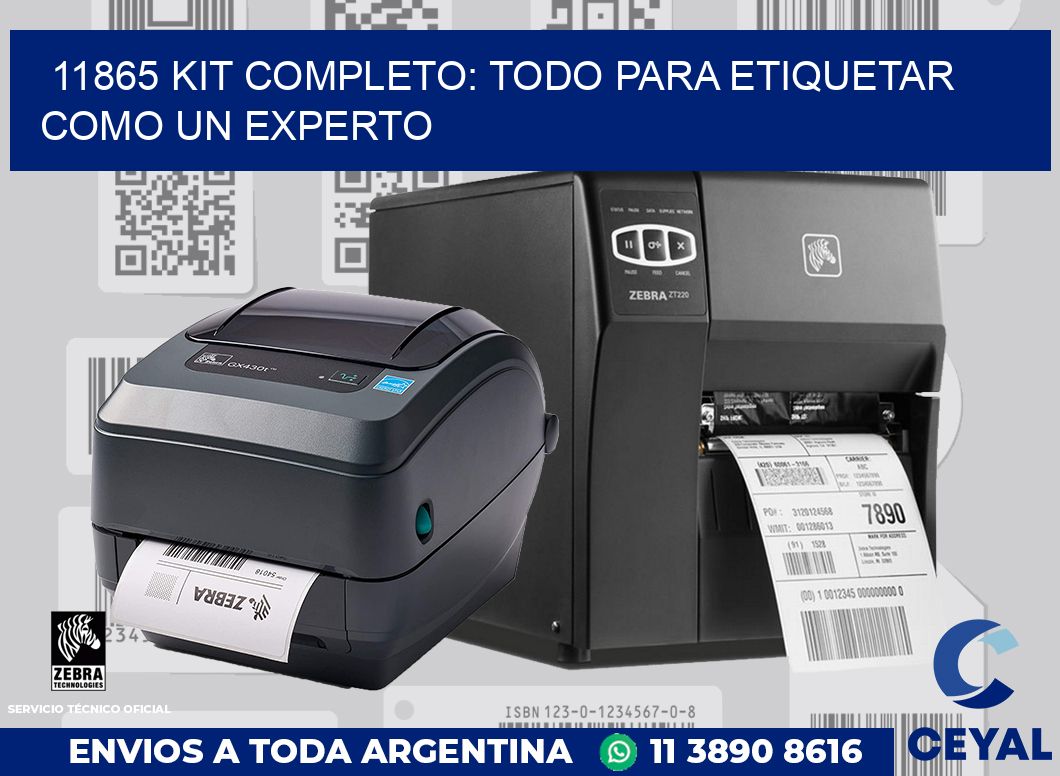 11865 KIT COMPLETO: TODO PARA ETIQUETAR COMO UN EXPERTO