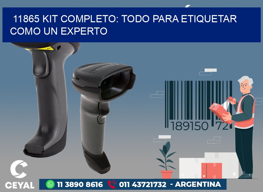 11865 KIT COMPLETO: TODO PARA ETIQUETAR COMO UN EXPERTO