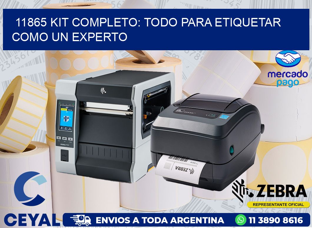 11865 KIT COMPLETO: TODO PARA ETIQUETAR COMO UN EXPERTO