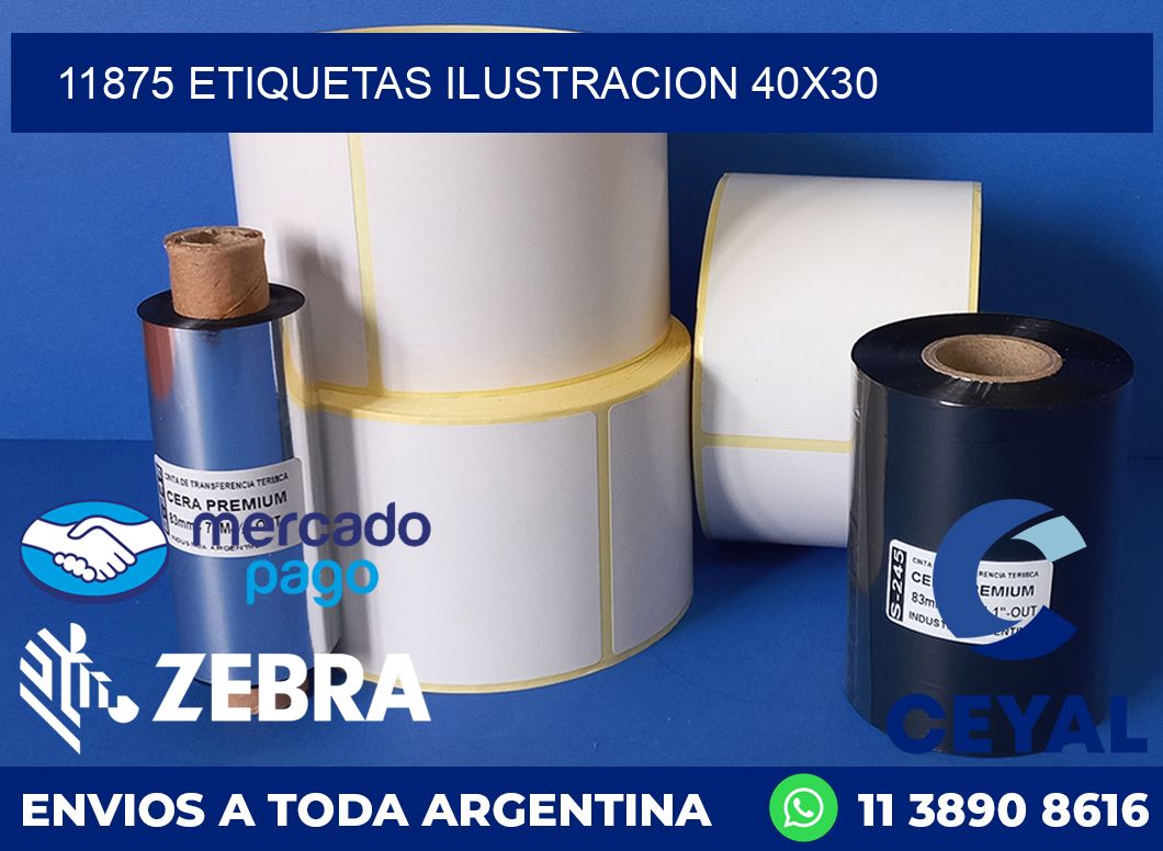11875 ETIQUETAS ILUSTRACION 40X30