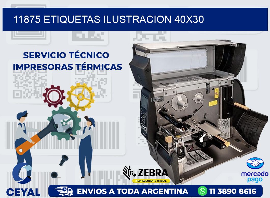 11875 ETIQUETAS ILUSTRACION 40X30