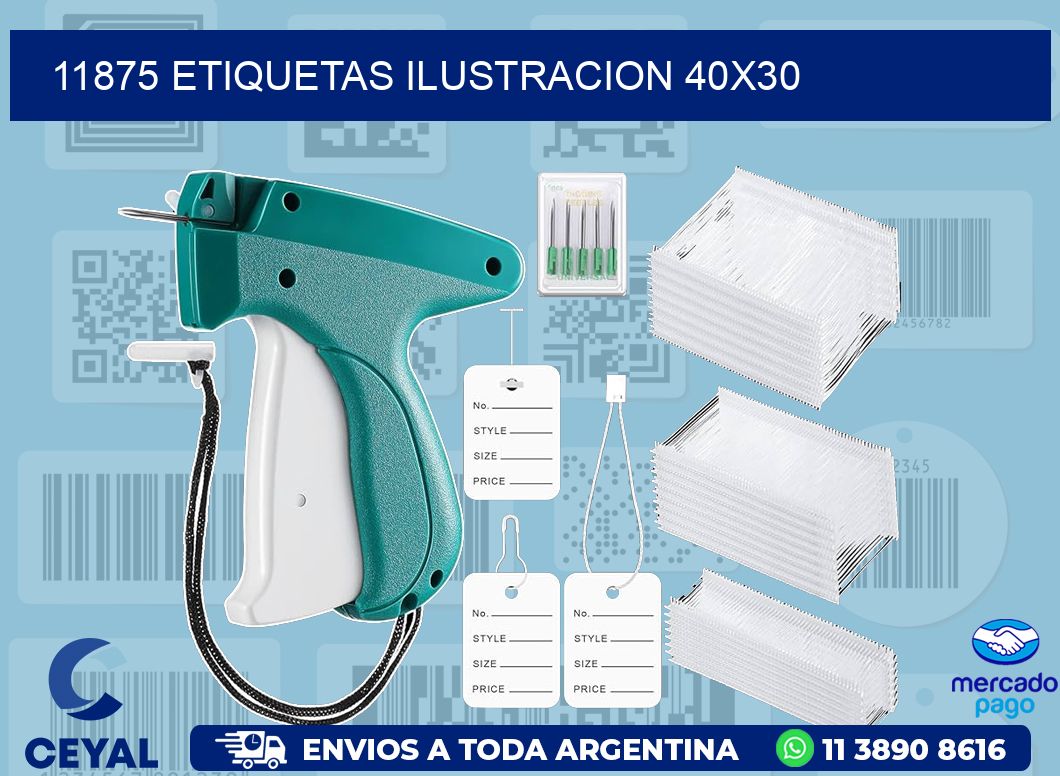 11875 ETIQUETAS ILUSTRACION 40X30