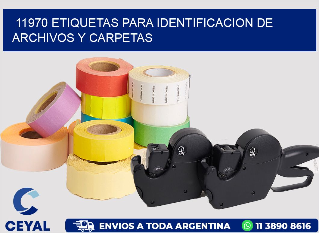 11970 ETIQUETAS PARA IDENTIFICACION DE ARCHIVOS Y CARPETAS
