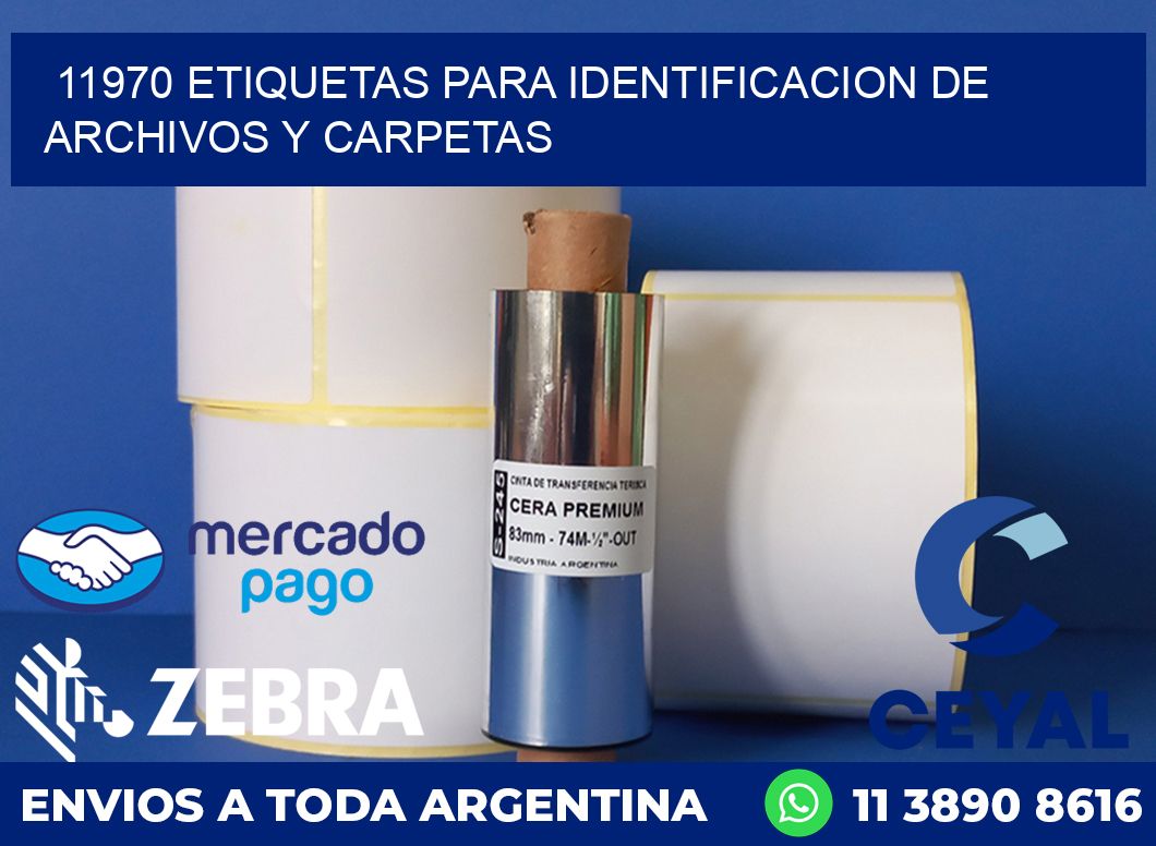 11970 ETIQUETAS PARA IDENTIFICACION DE ARCHIVOS Y CARPETAS