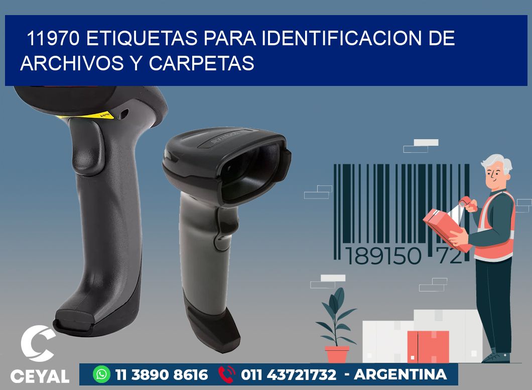 11970 ETIQUETAS PARA IDENTIFICACION DE ARCHIVOS Y CARPETAS