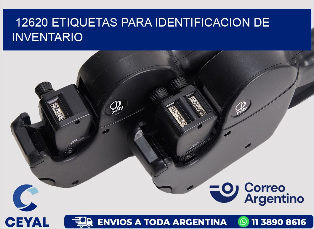 12620 ETIQUETAS PARA IDENTIFICACION DE INVENTARIO