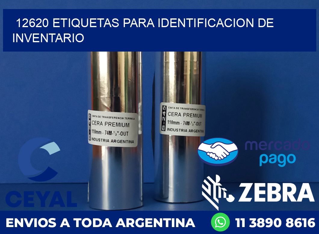 12620 ETIQUETAS PARA IDENTIFICACION DE INVENTARIO