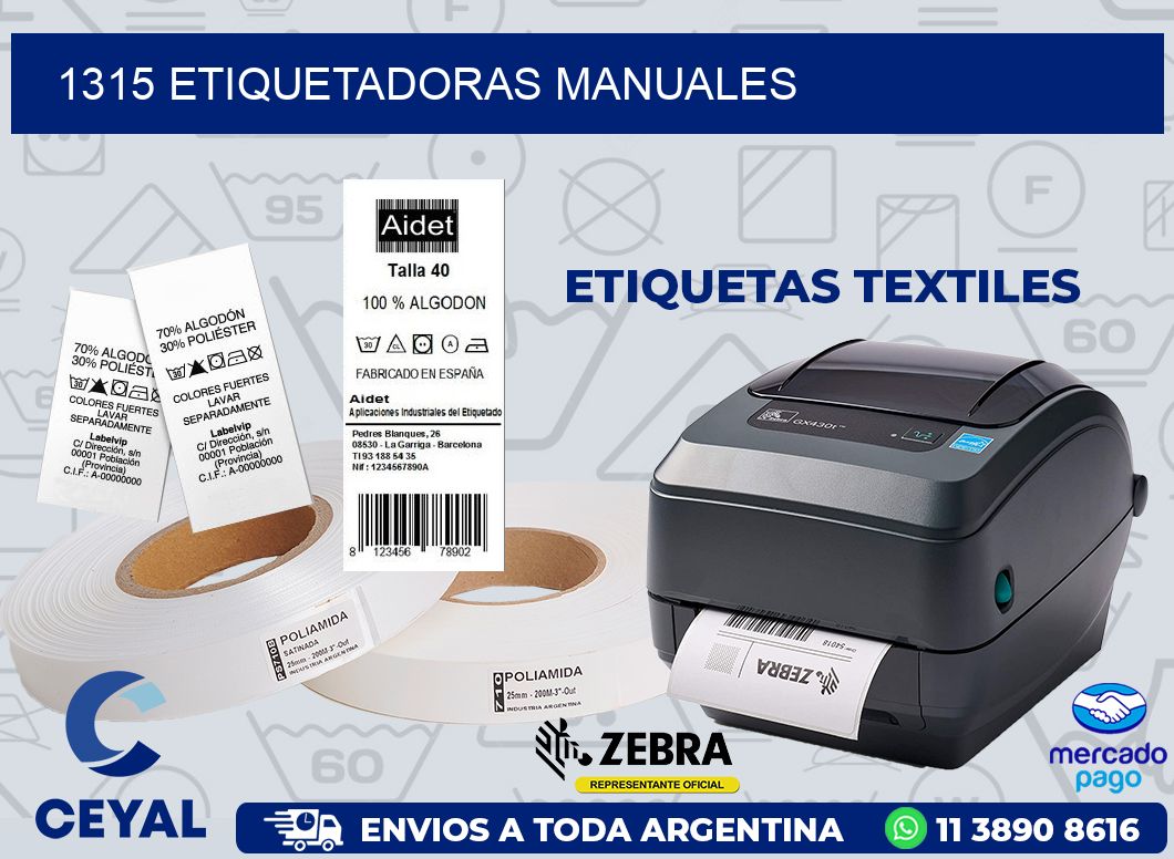 1315 ETIQUETADORAS MANUALES