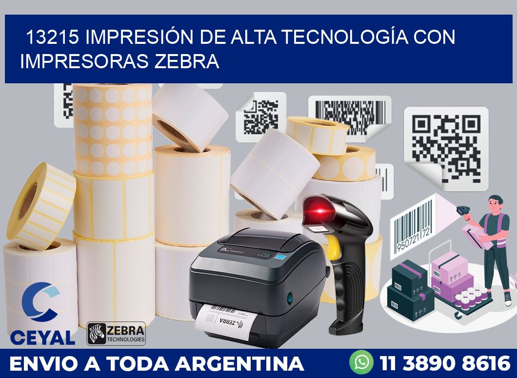 13215 IMPRESIÓN DE ALTA TECNOLOGÍA CON IMPRESORAS ZEBRA