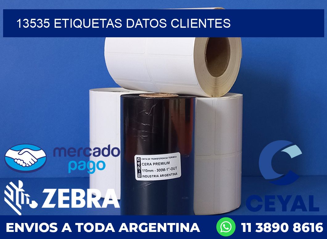 13535 ETIQUETAS DATOS CLIENTES