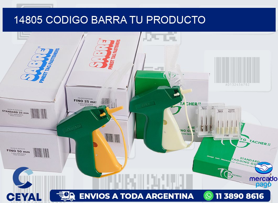 14805 CODIGO BARRA TU PRODUCTO