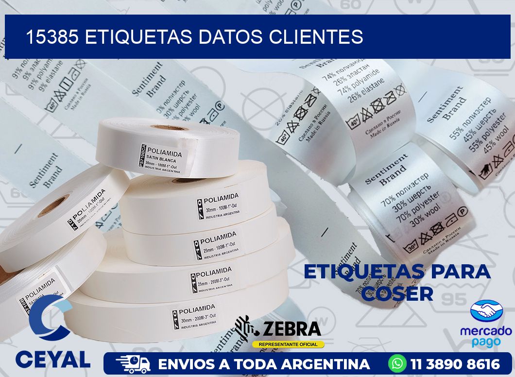 15385 ETIQUETAS DATOS CLIENTES