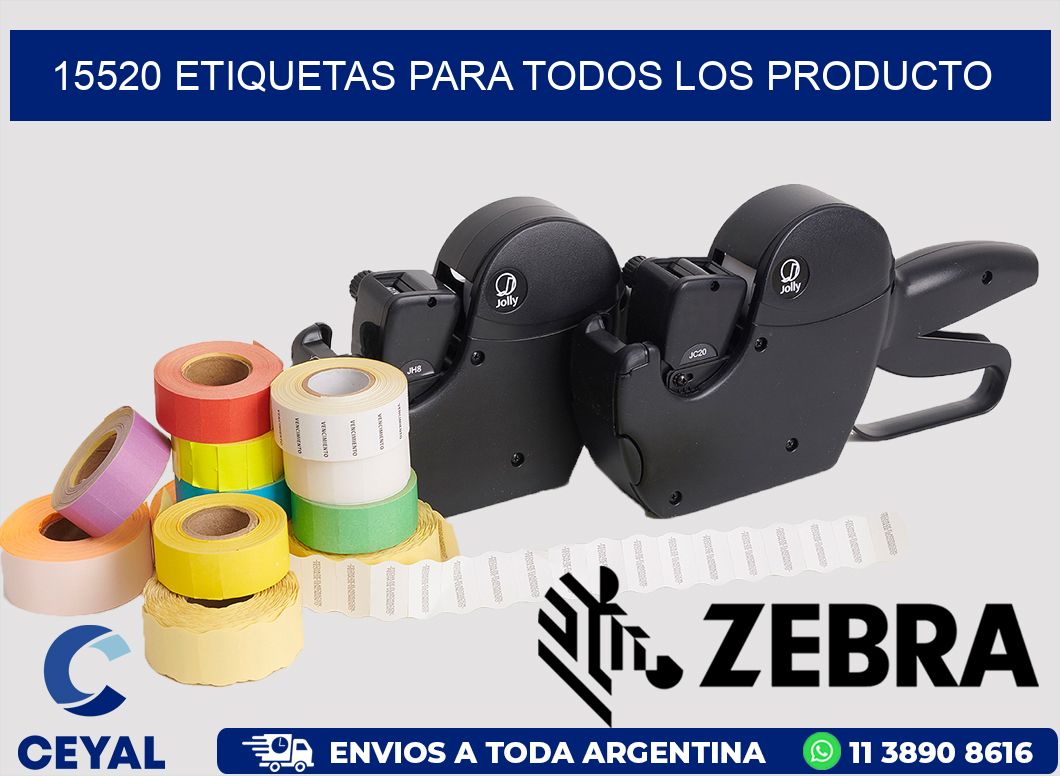 15520 ETIQUETAS PARA TODOS LOS PRODUCTO