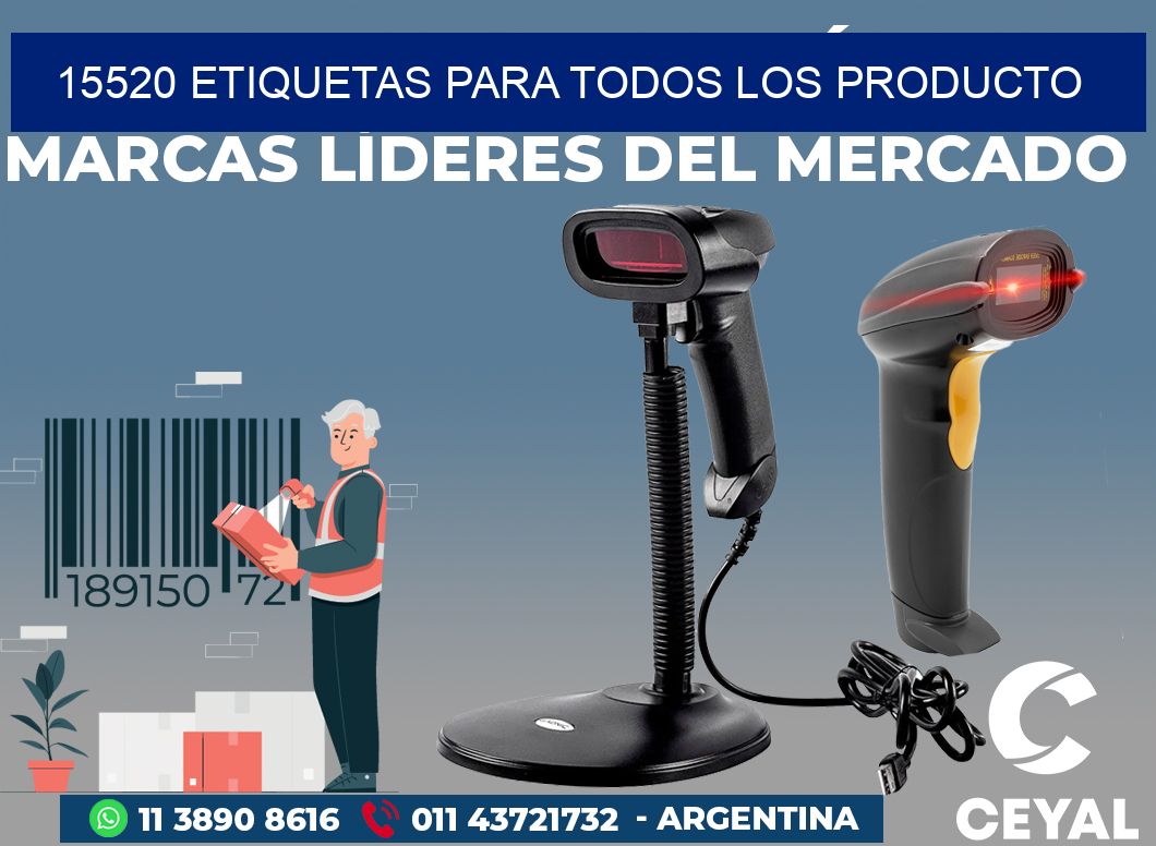 15520 ETIQUETAS PARA TODOS LOS PRODUCTO