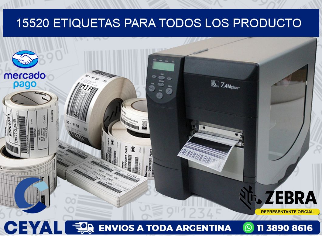 15520 ETIQUETAS PARA TODOS LOS PRODUCTO