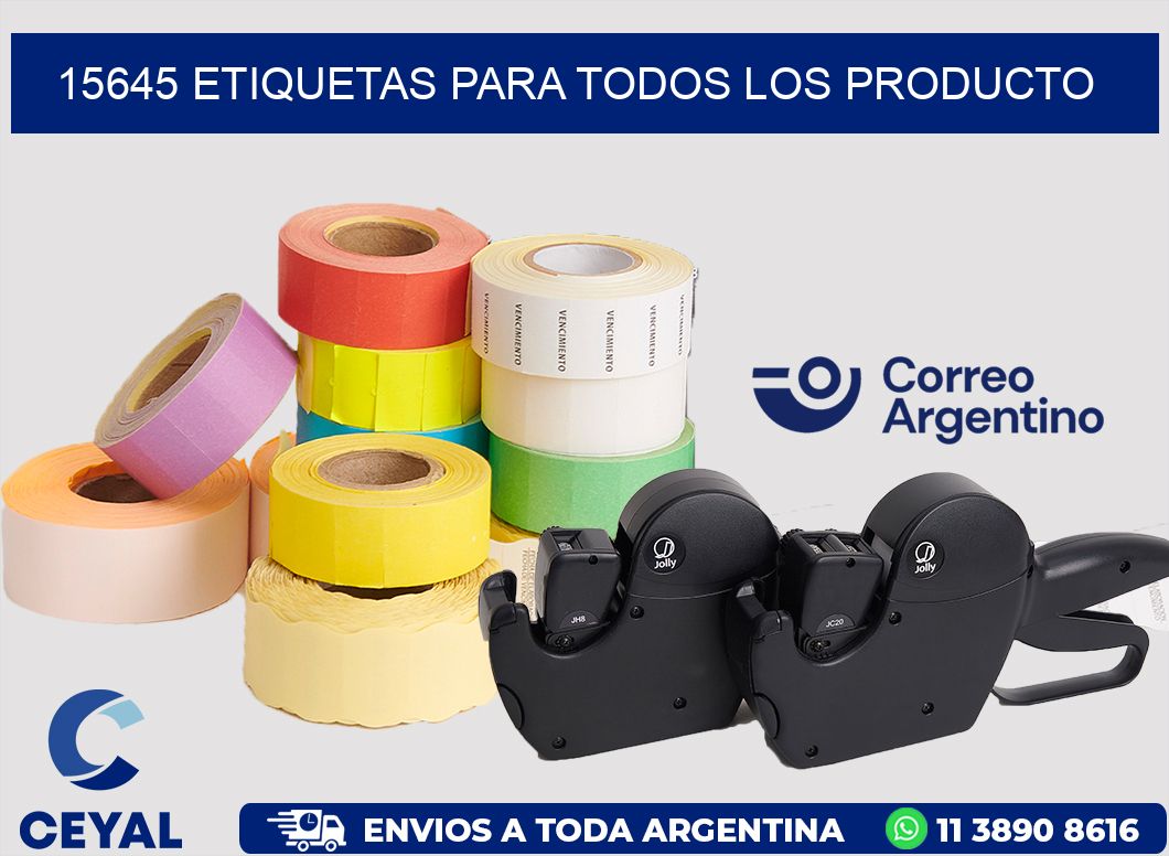 15645 ETIQUETAS PARA TODOS LOS PRODUCTO