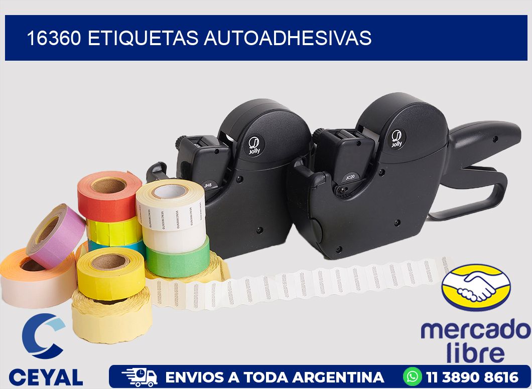 16360 ETIQUETAS AUTOADHESIVAS