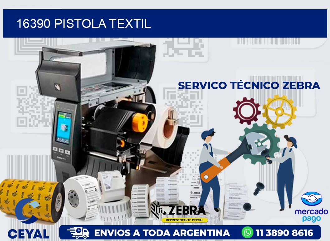 16390 PISTOLA TEXTIL