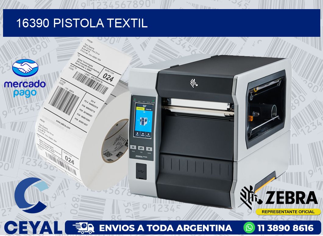 16390 PISTOLA TEXTIL