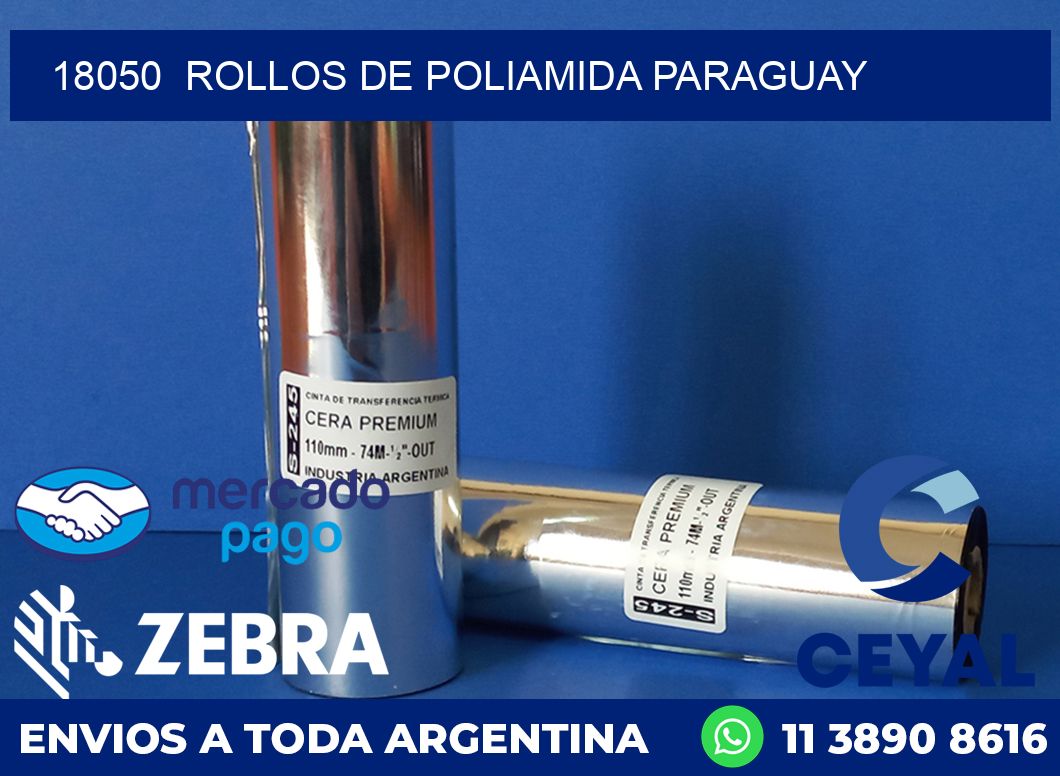 18050  ROLLOS DE POLIAMIDA PARAGUAY
