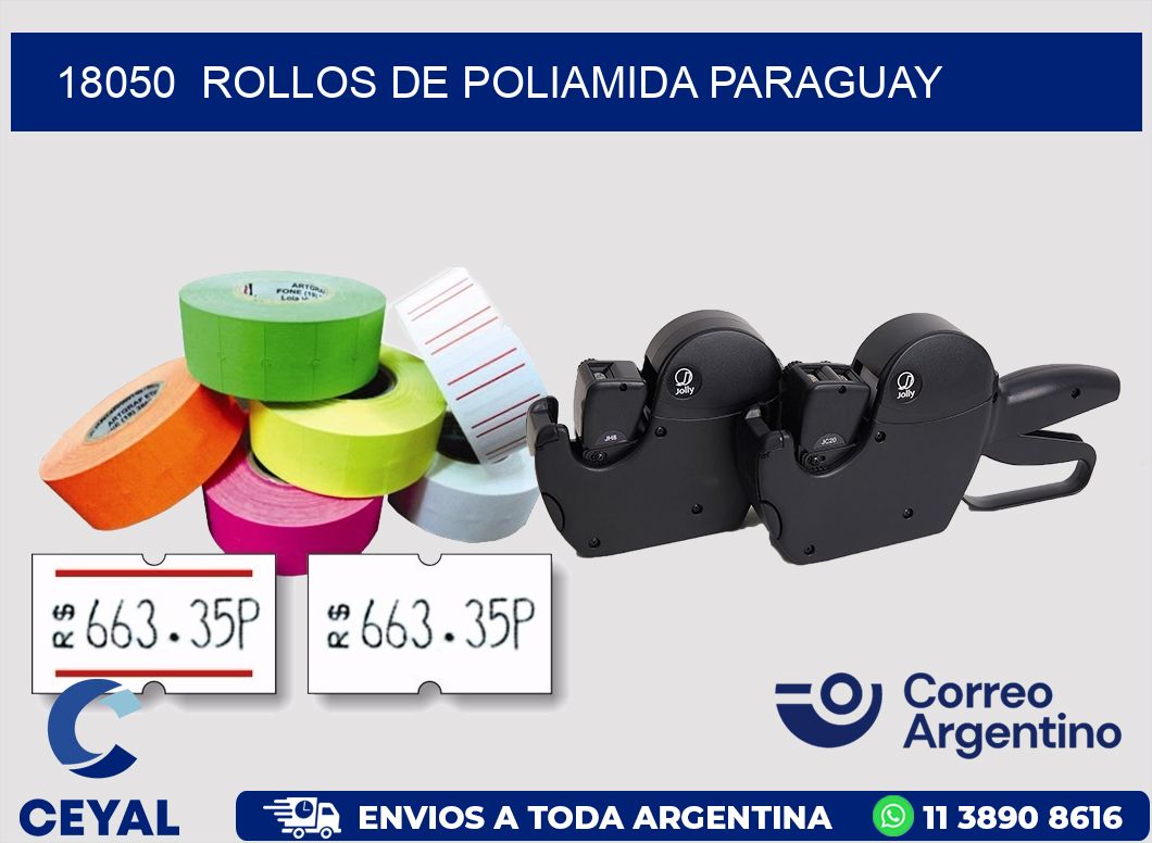 18050  ROLLOS DE POLIAMIDA PARAGUAY
