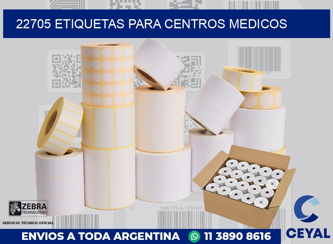 22705 ETIQUETAS PARA CENTROS MEDICOS
