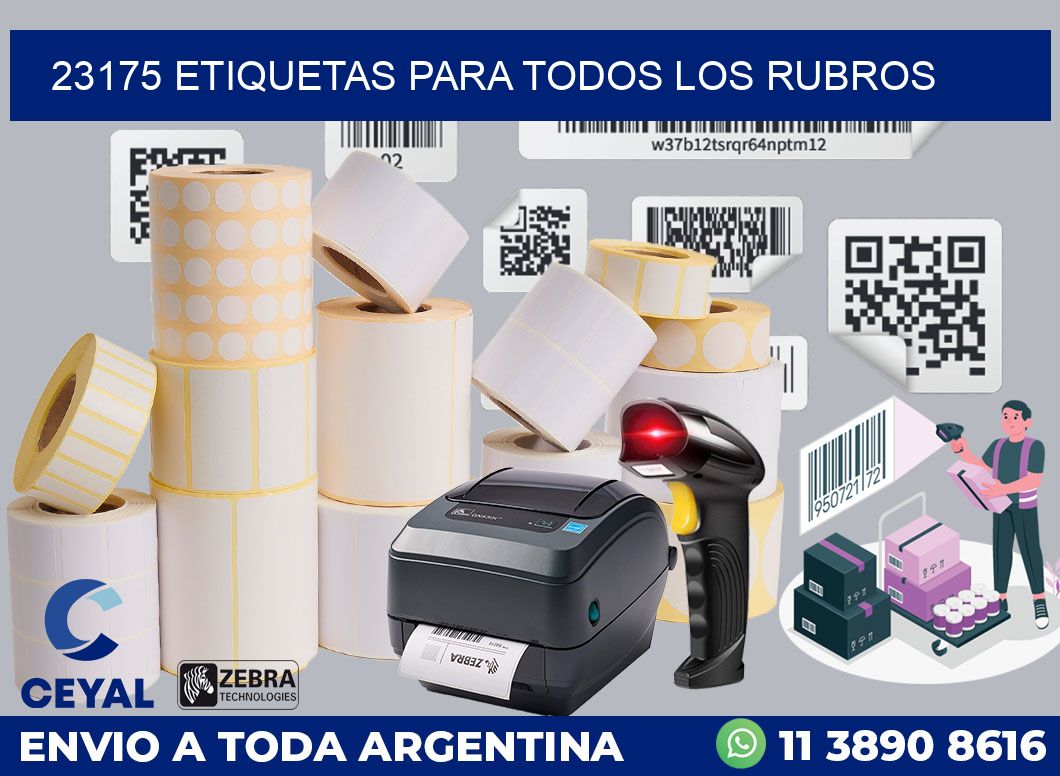 23175 ETIQUETAS PARA TODOS LOS RUBROS