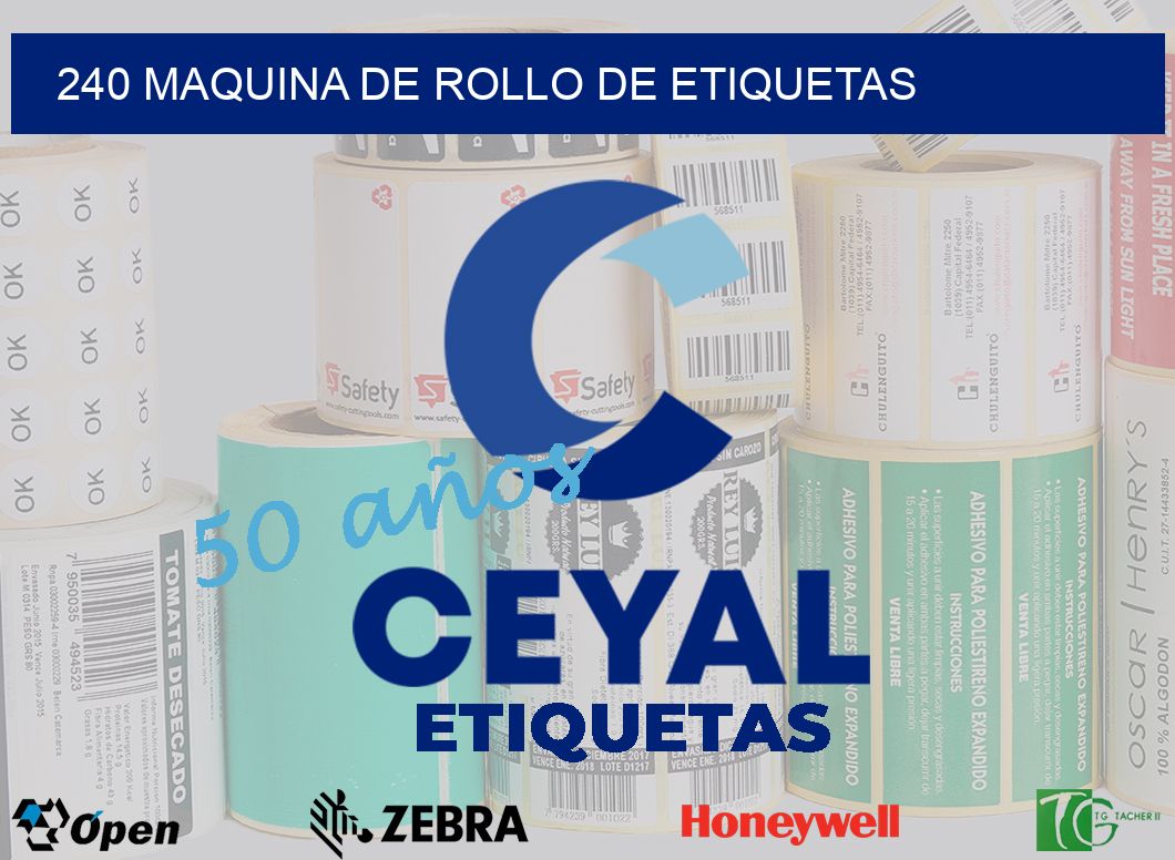 240 MAQUINA DE ROLLO DE ETIQUETAS