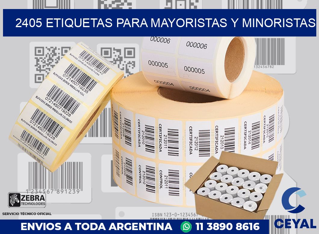 2405 ETIQUETAS PARA MAYORISTAS Y MINORISTAS