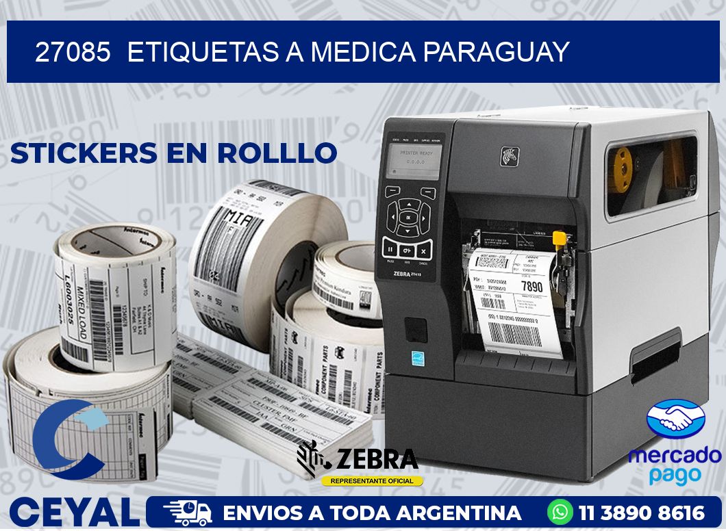 27085  ETIQUETAS A MEDICA PARAGUAY