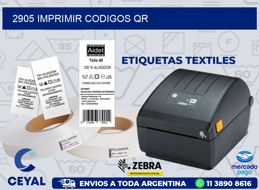 2905 IMPRIMIR CODIGOS QR
