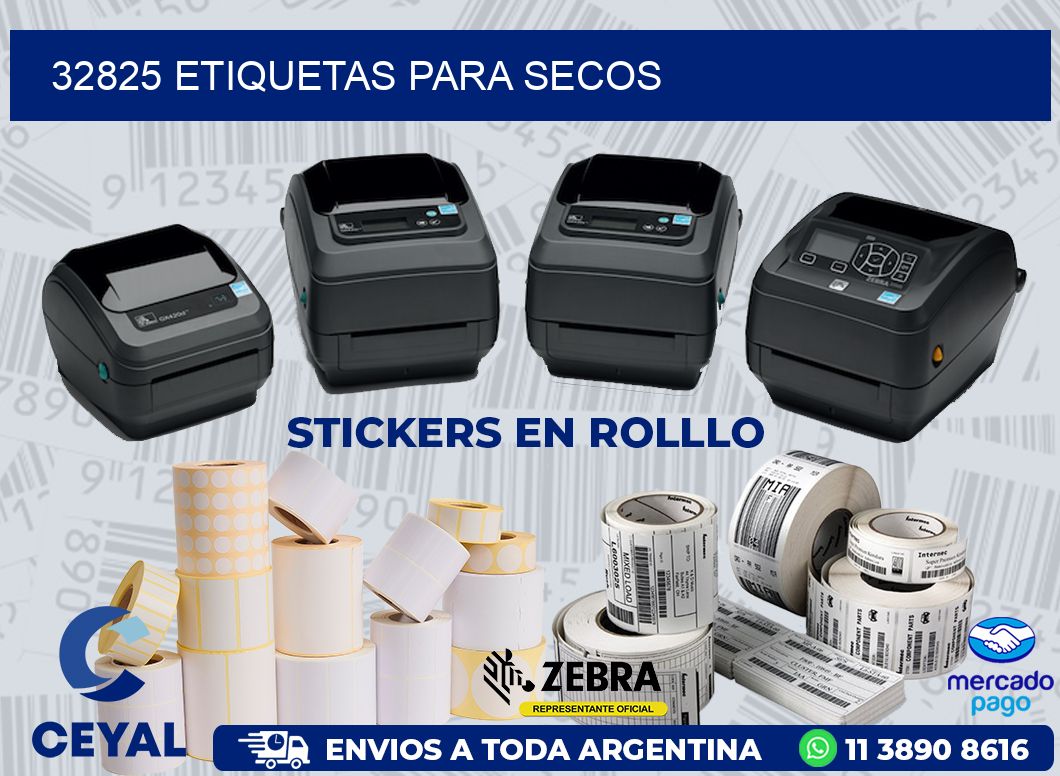 32825 ETIQUETAS PARA SECOS