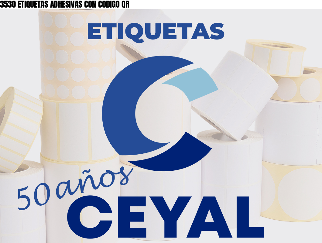 3530 ETIQUETAS ADHESIVAS CON CODIGO QR