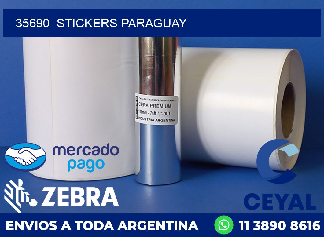 35690  STICKERS PARAGUAY