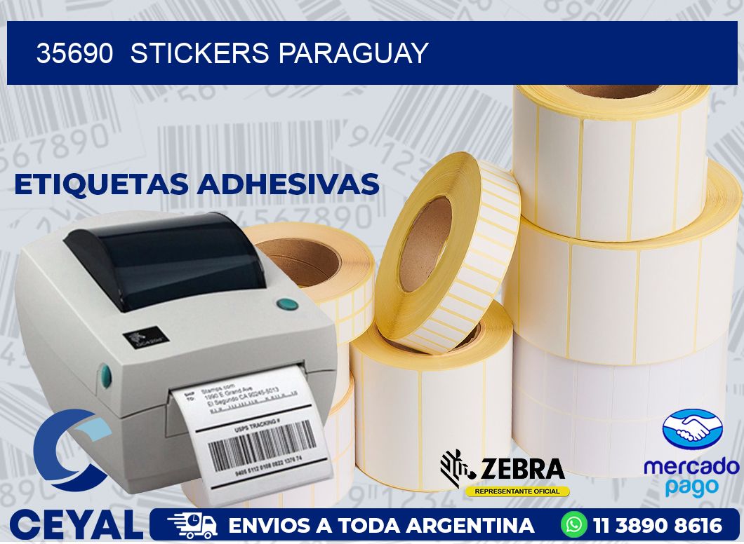 35690  STICKERS PARAGUAY