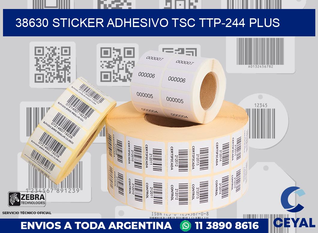 38630 STICKER ADHESIVO TSC TTP-244 PLUS