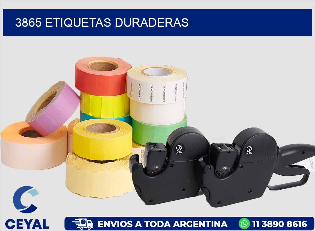 3865 ETIQUETAS DURADERAS