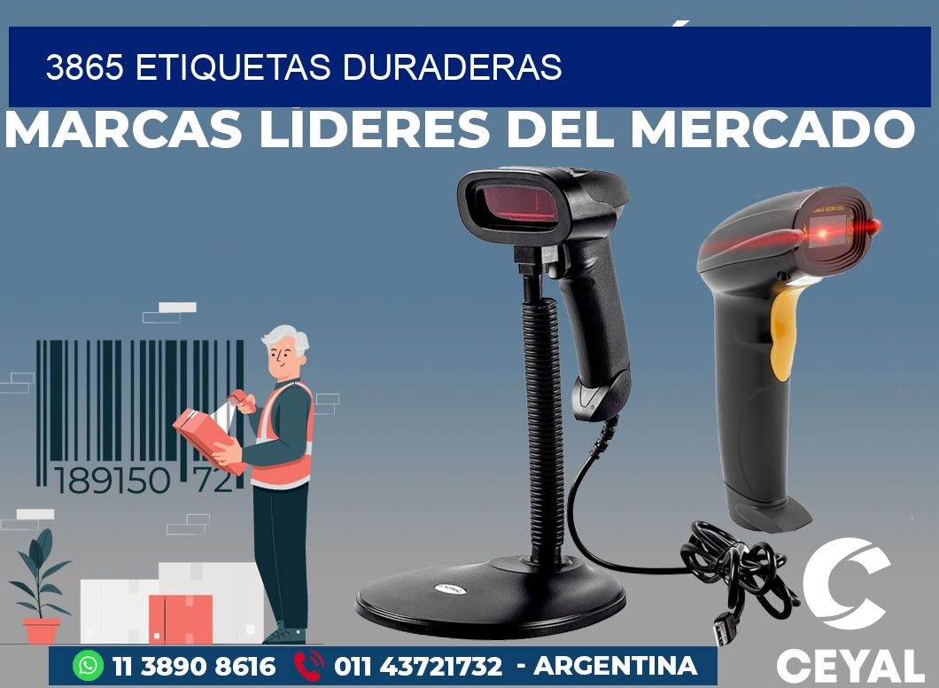 3865 ETIQUETAS DURADERAS