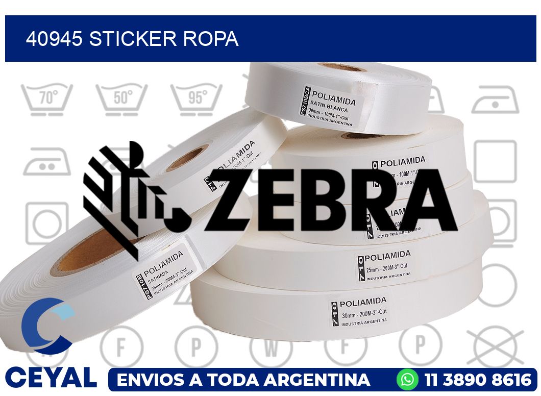 40945 STICKER ROPA