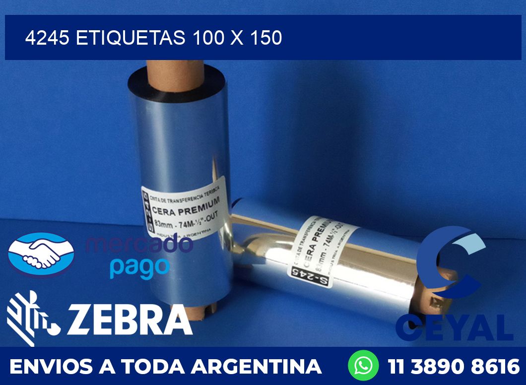 4245 ETIQUETAS 100 X 150