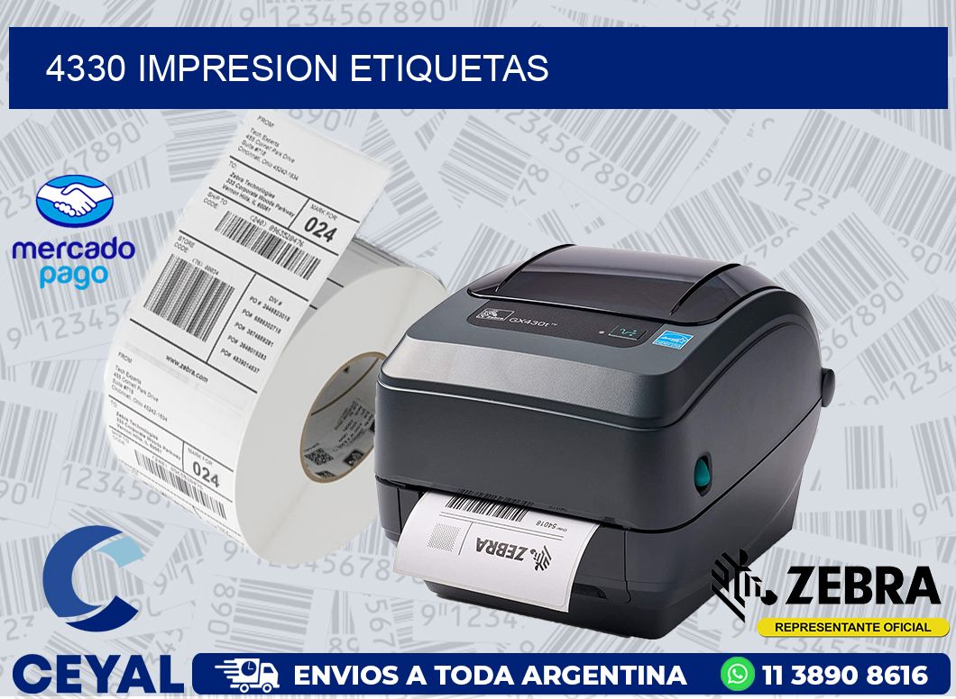 4330 IMPRESION ETIQUETAS