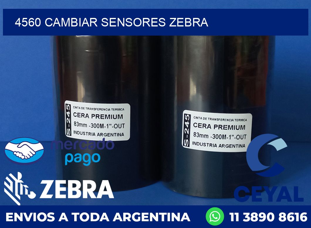 4560 CAMBIAR SENSORES ZEBRA