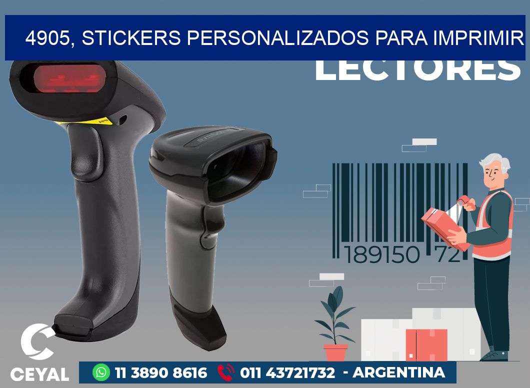 4905, stickers personalizados para imprimir