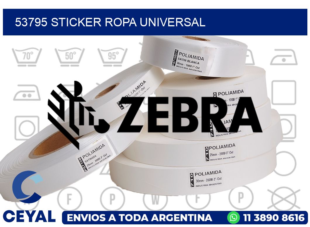 53795 STICKER ROPA UNIVERSAL