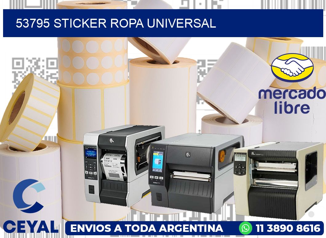 53795 STICKER ROPA UNIVERSAL