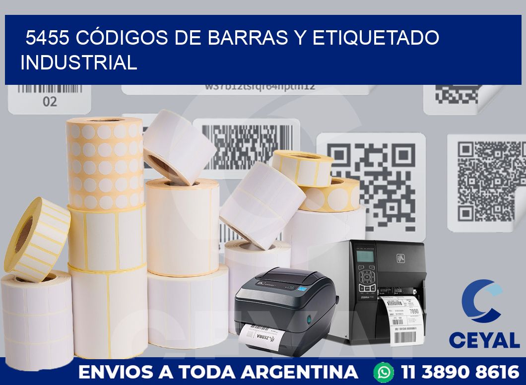 5455 CÓDIGOS DE BARRAS Y ETIQUETADO INDUSTRIAL
