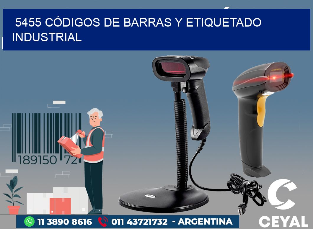 5455 CÓDIGOS DE BARRAS Y ETIQUETADO INDUSTRIAL