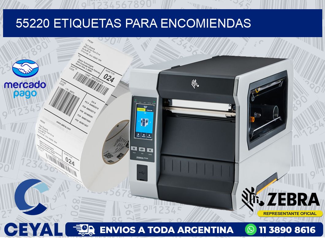 55220 ETIQUETAS PARA ENCOMIENDAS