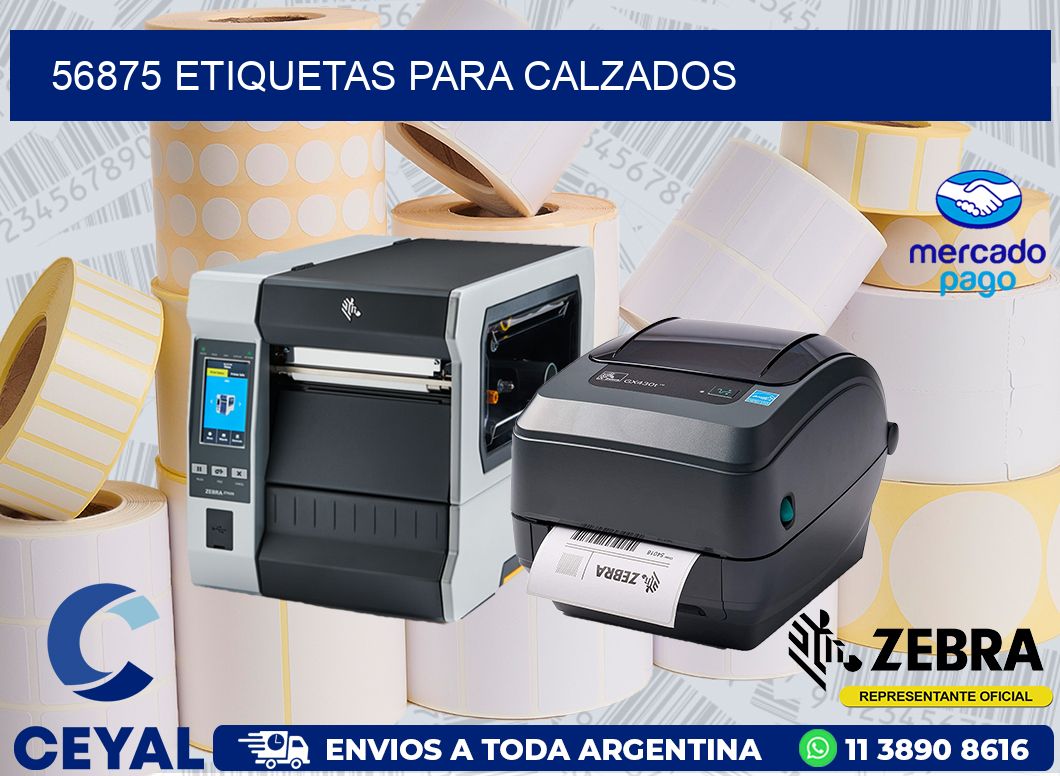 56875 ETIQUETAS PARA CALZADOS